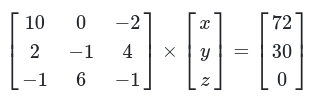 system of linear equations